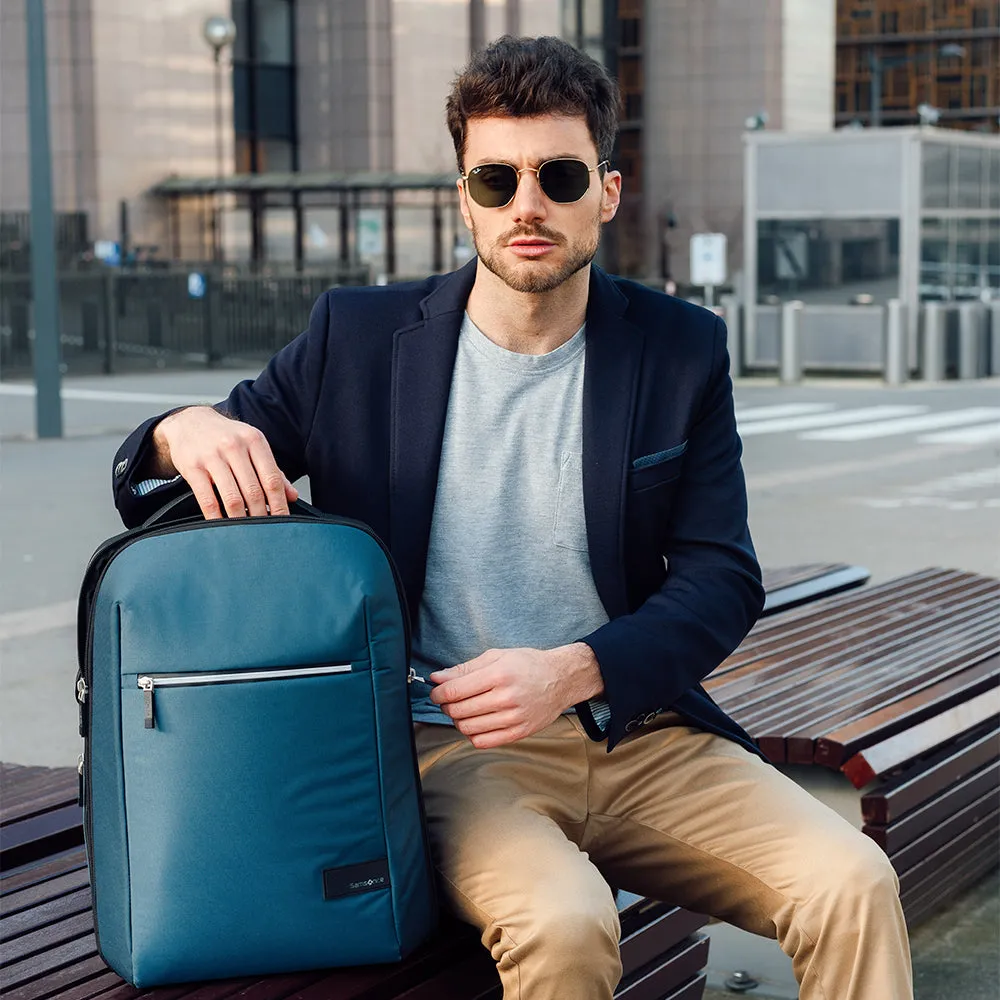 Morral para laptop Litepoint 14.1 azul