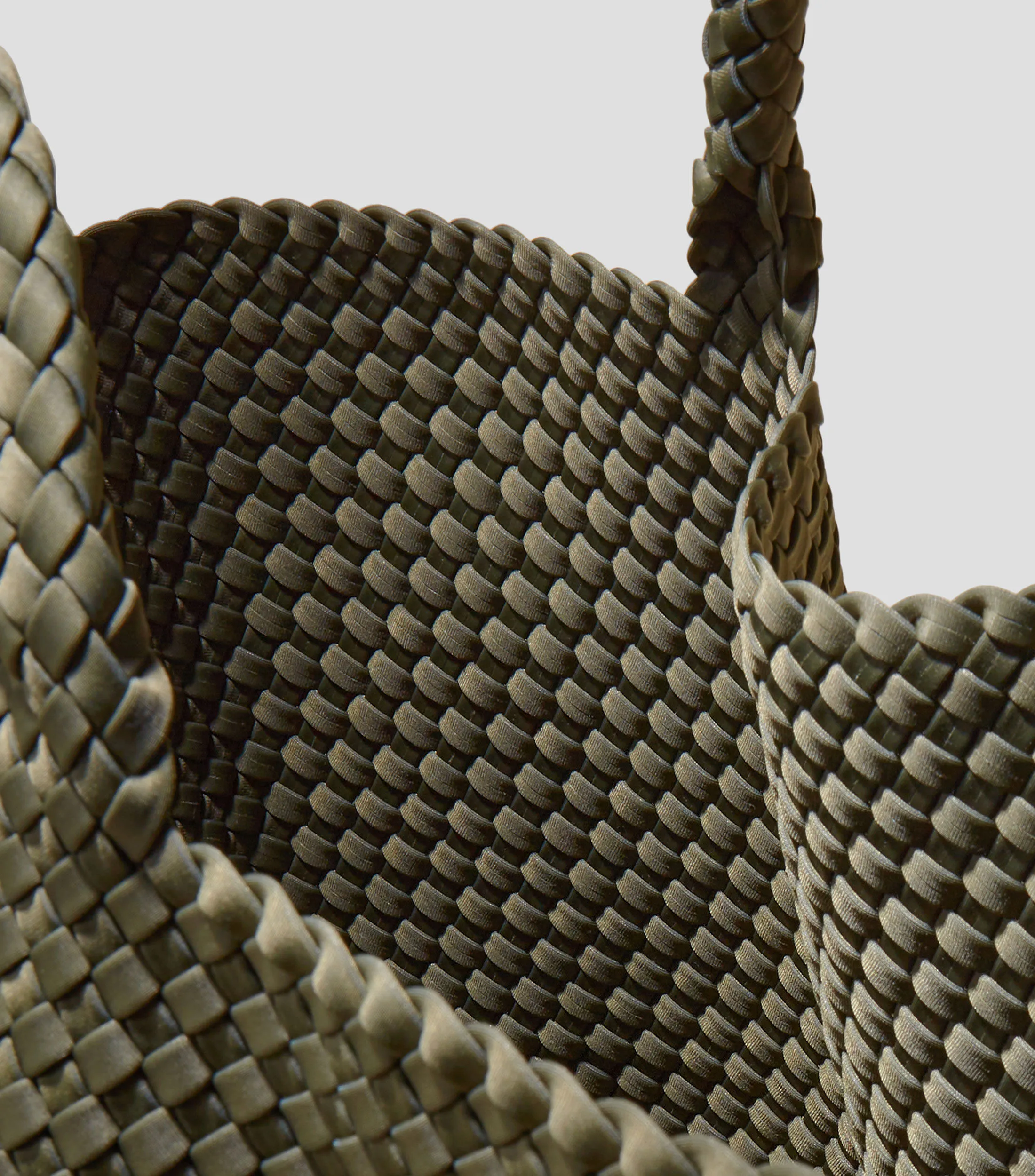 NAGHEDI Bolso Tote Olivo St. Barths Mujer