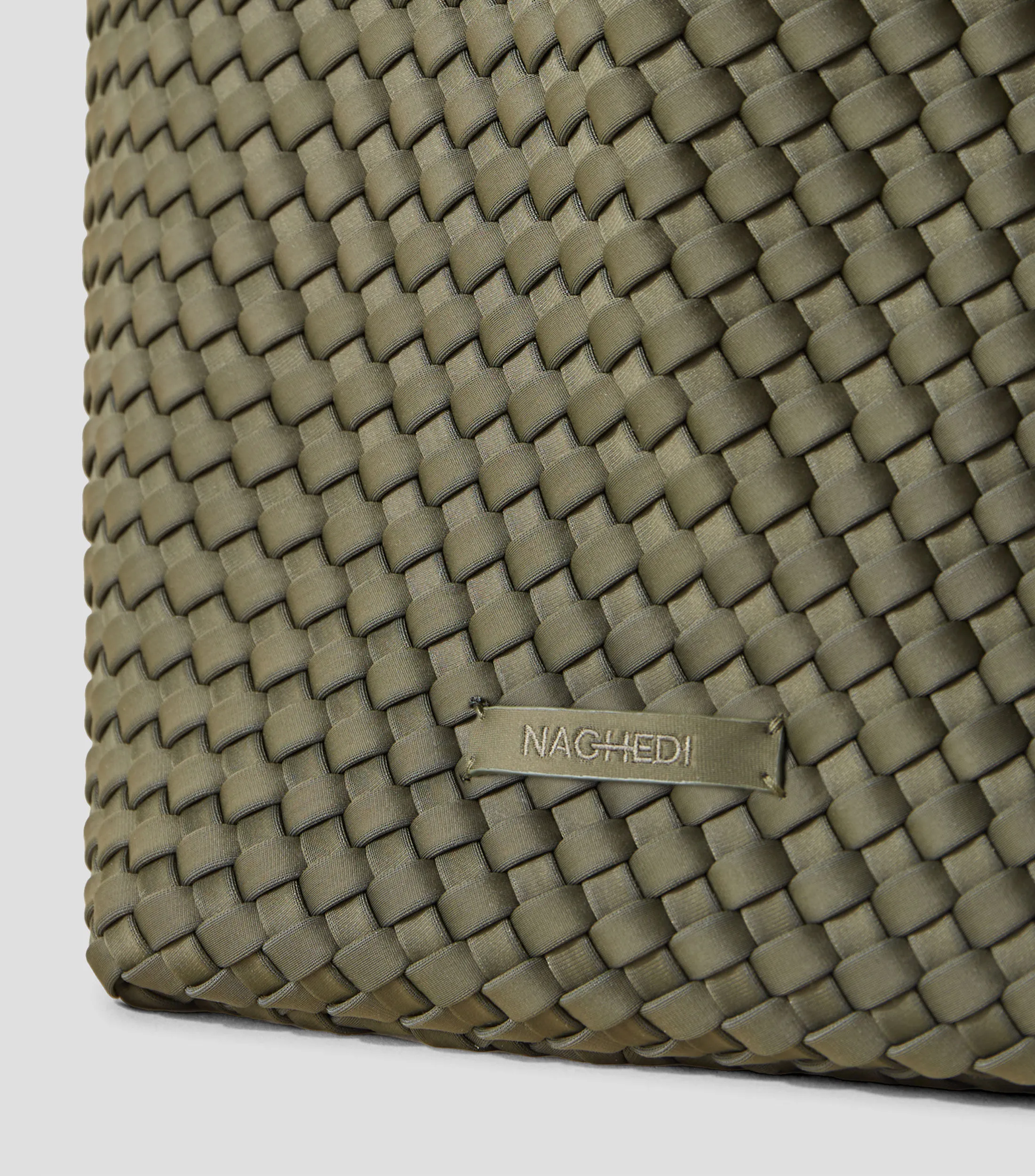 NAGHEDI Bolso Tote Olivo St. Barths Mujer