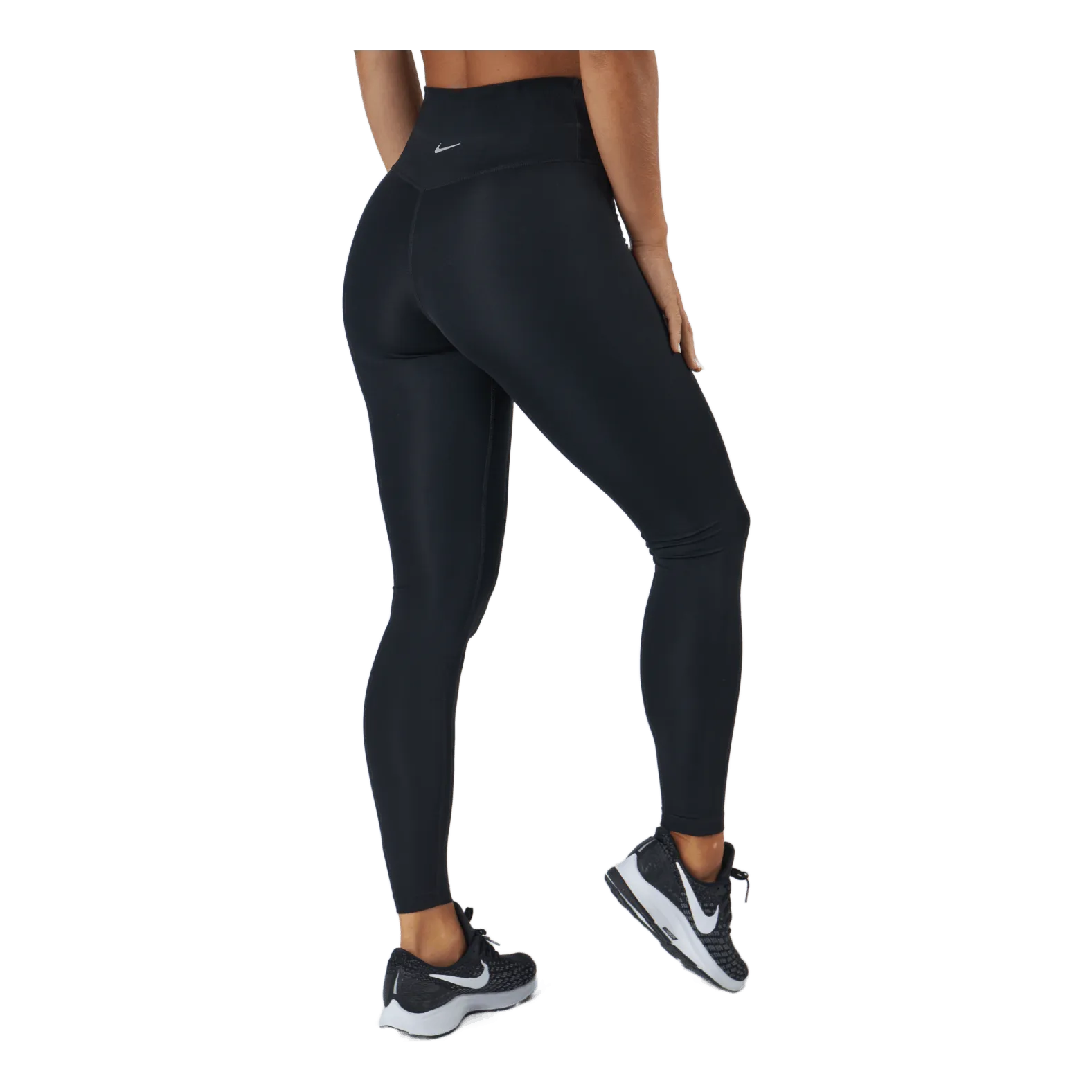 NIKE DRIFIT SWOOSH RUN WOMEN'S 7/8 BLACK/WHITE