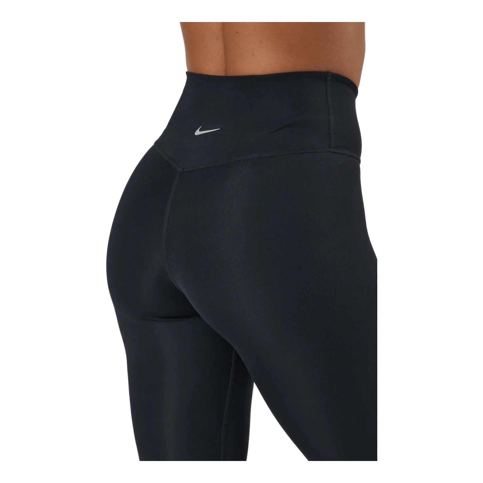 NIKE DRIFIT SWOOSH RUN WOMEN'S 7/8 BLACK/WHITE