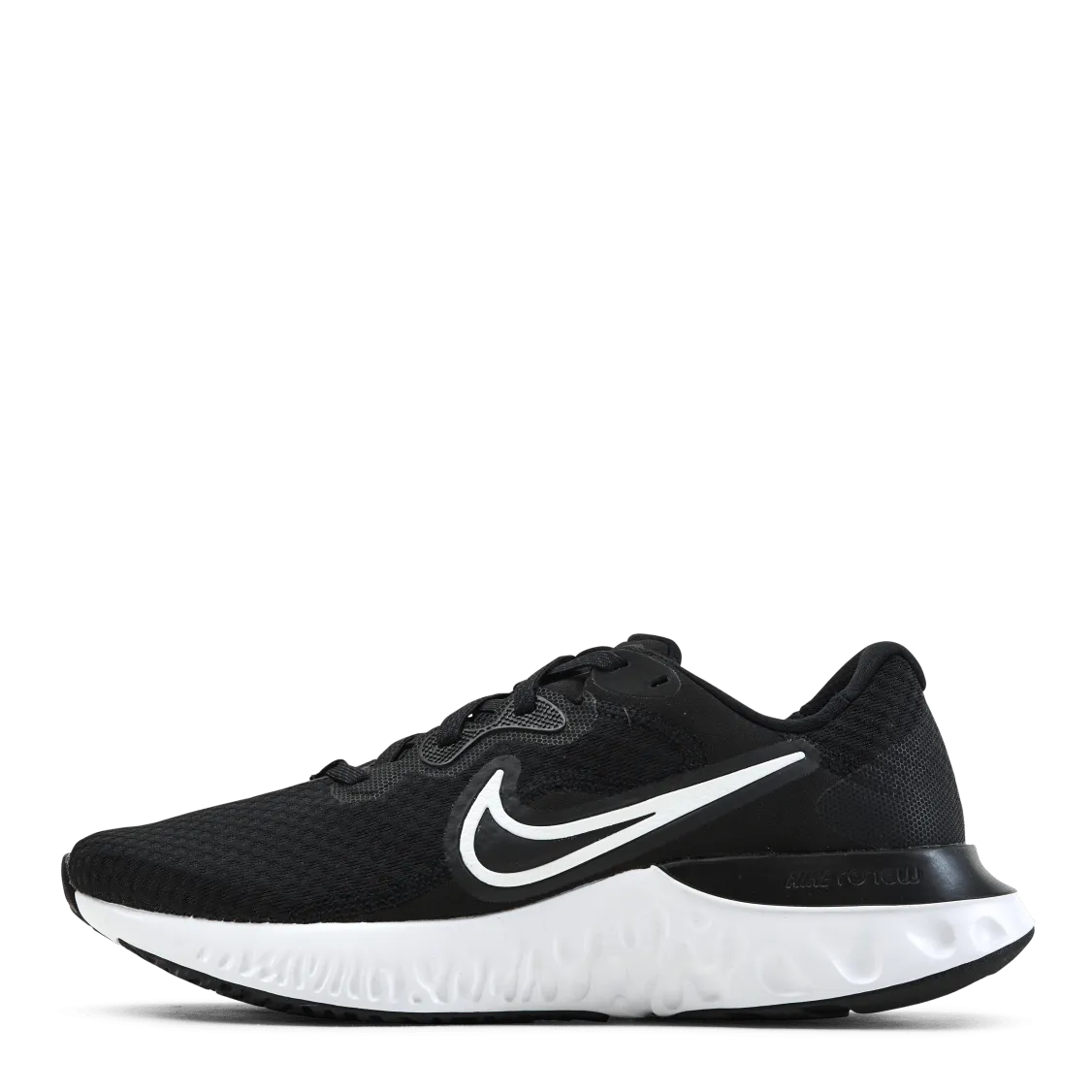 NIKE RENEW RUN 2 MEN'S RUNNING SHOE BLACK/WHITEDK SMOKE GREY