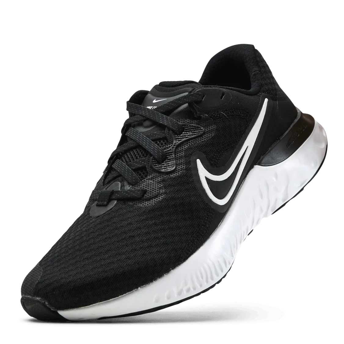NIKE RENEW RUN 2 MEN'S RUNNING SHOE BLACK/WHITEDK SMOKE GREY