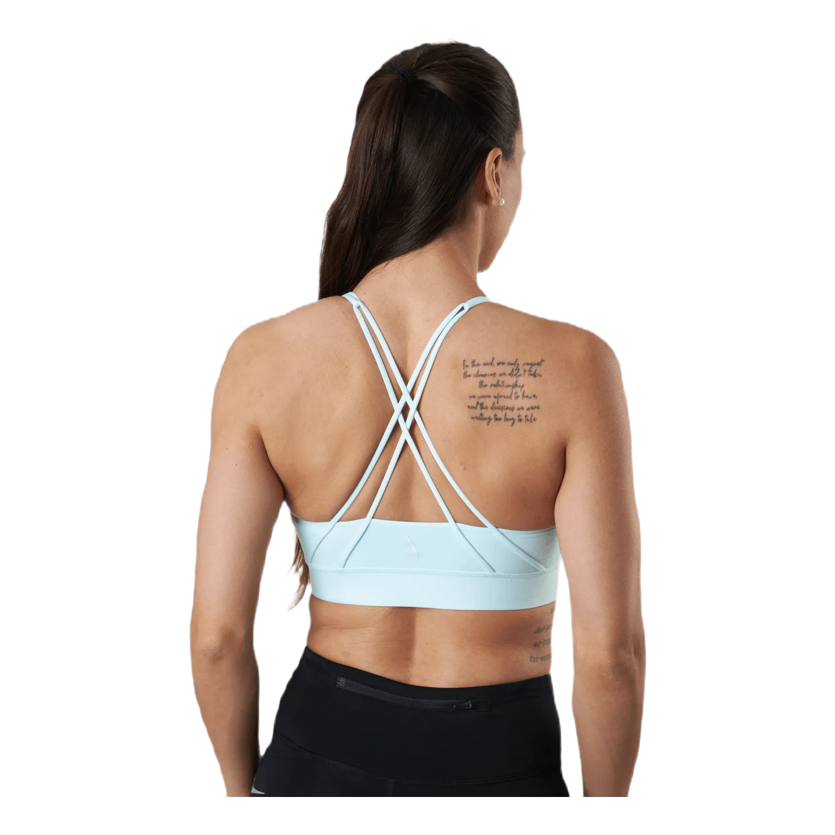 Nike Swoosh Luxe Bra Blue