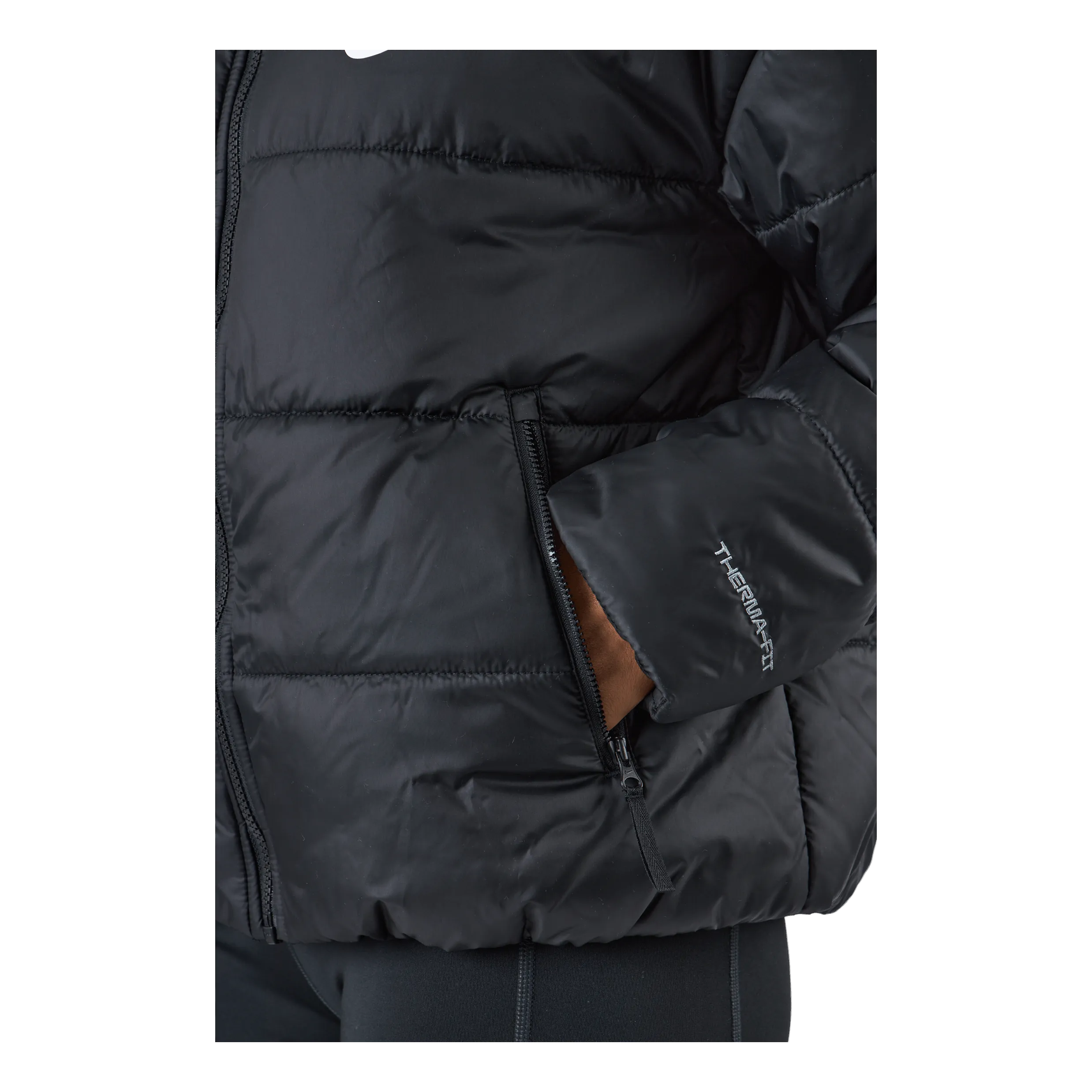 Nike W Nsw Syn Tf Rpl Hd Jkt Black/black/white