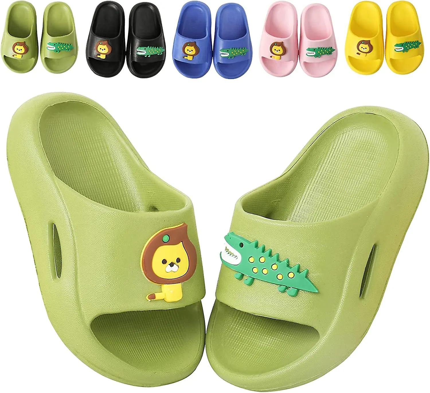 Niños Sandalias de tobogán Lindo agua de playa Chanclas Niños Niñas Ducha Piscina Zapatillas de verano para niños pequeños (zapa