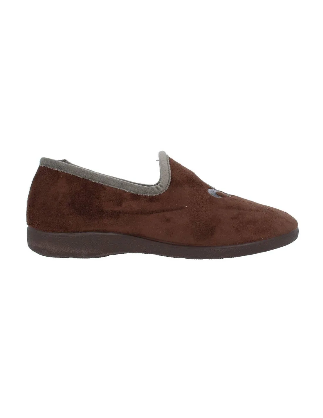 NORTEñAS  ZAPATILLAS COPETE MARRóN FLOR DE LIS