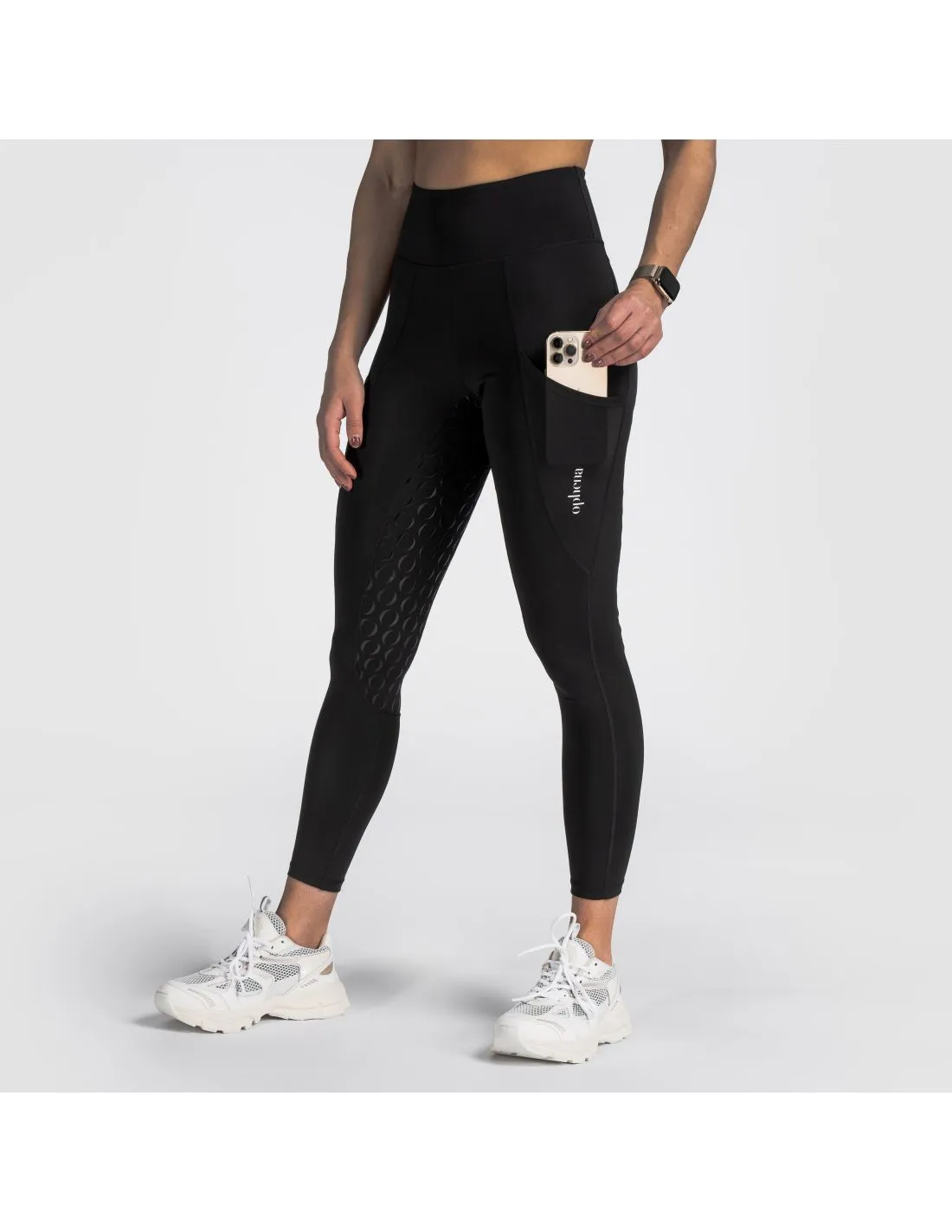 Oferta Pantalón Ecuestre de Asiento Completo Ophena Negro