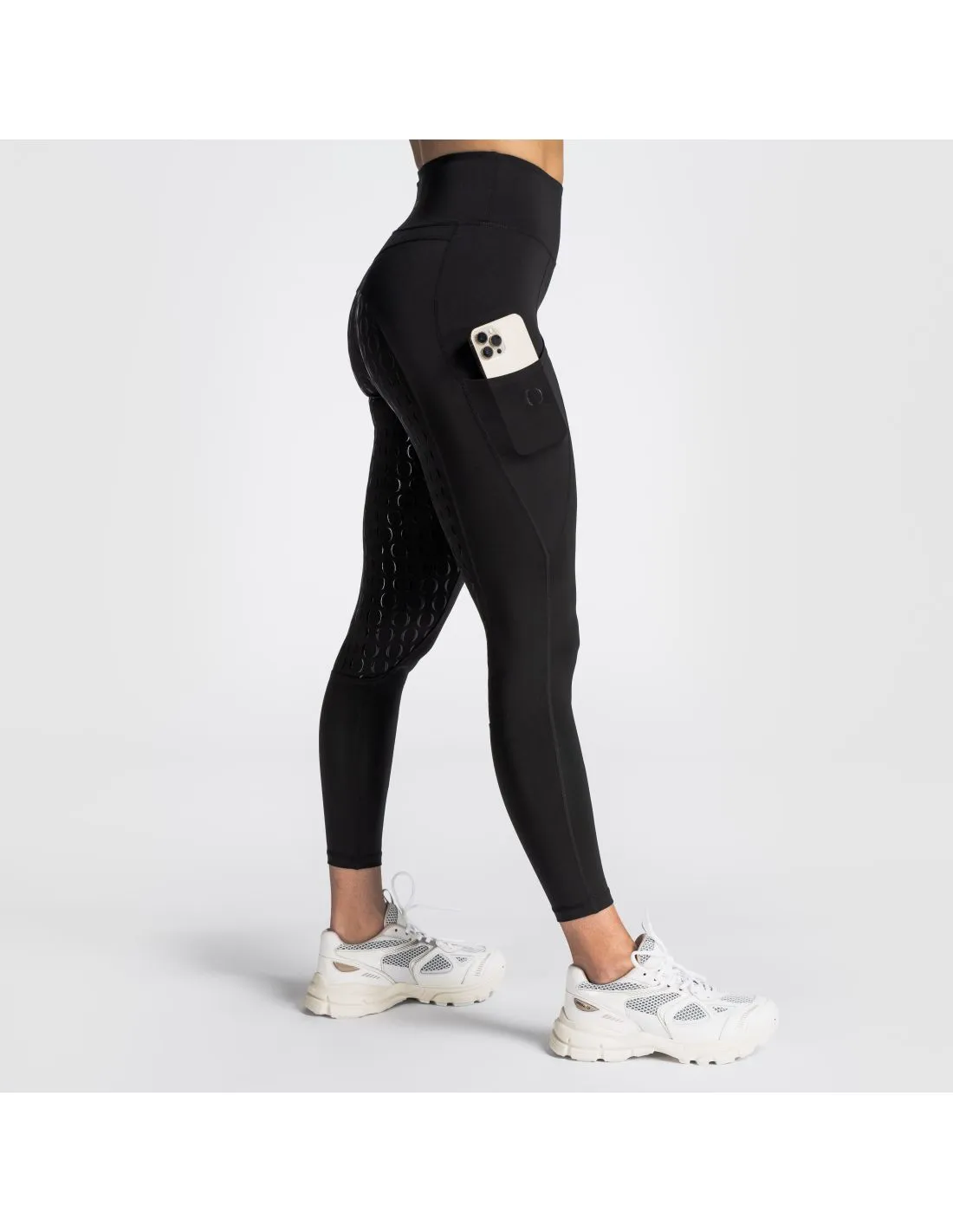 Oferta Pantalón Ecuestre de Asiento Completo Ophena Negro