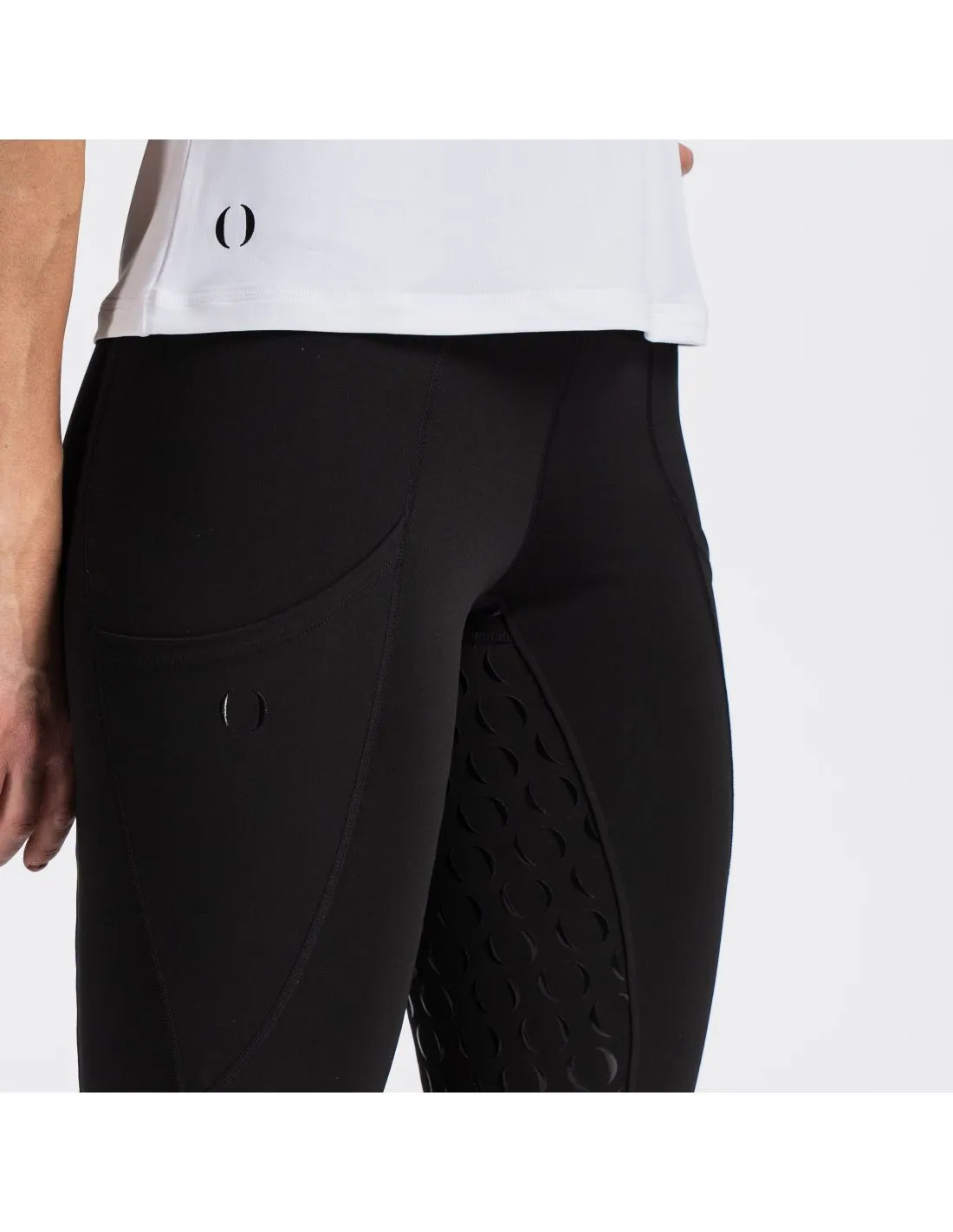 Oferta Pantalón Ecuestre de Asiento Completo Ophena Negro