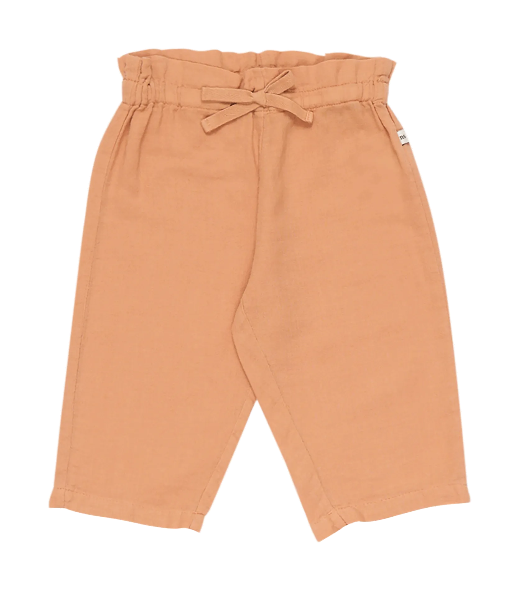 OLIVIA  PANTALóN RECTO DE ALGODóN EN NARANJA