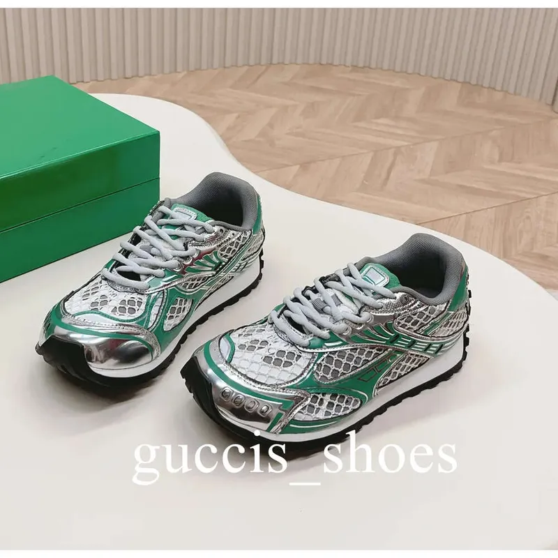 Orbit Sneaker Designer Runner Zapatos casuales Mujeres Menores Luxury Cuero Trainers de cuero Mesh Nylon Faits zapateros con caj