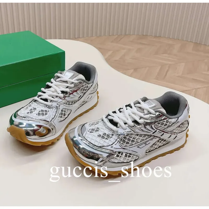 Orbit Sneaker Designer Runner Zapatos casuales Mujeres Menores Luxury Cuero Trainers de cuero Mesh Nylon Faits zapateros con caj
