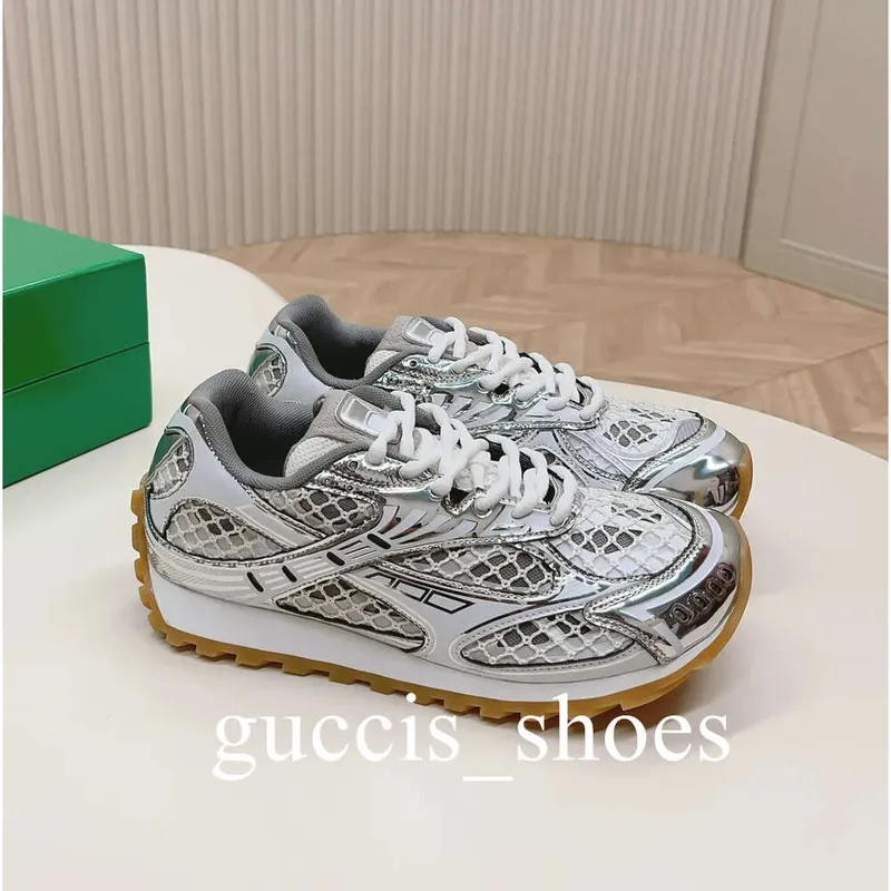 Orbit Sneaker Designer Runner Zapatos casuales Mujeres Menores Luxury Cuero Trainers de cuero Mesh Nylon Faits zapateros con caj