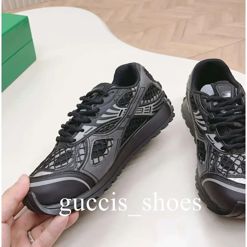 Orbit Sneaker Designer Runner Zapatos casuales Mujeres Menores Luxury Cuero Trainers de cuero Mesh Nylon Faits zapateros con caj