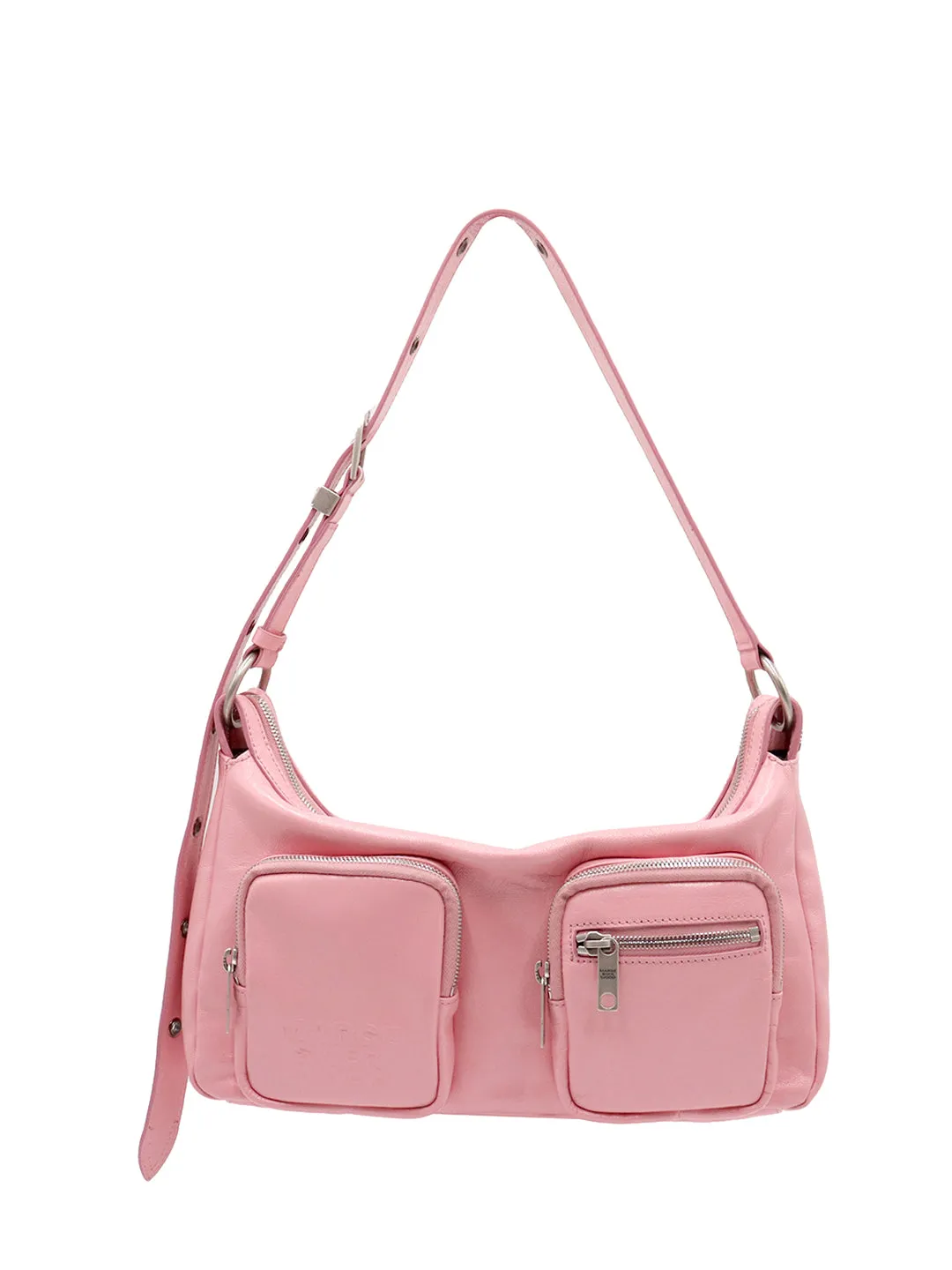 Outpocket Hobo candy pink glossy plain