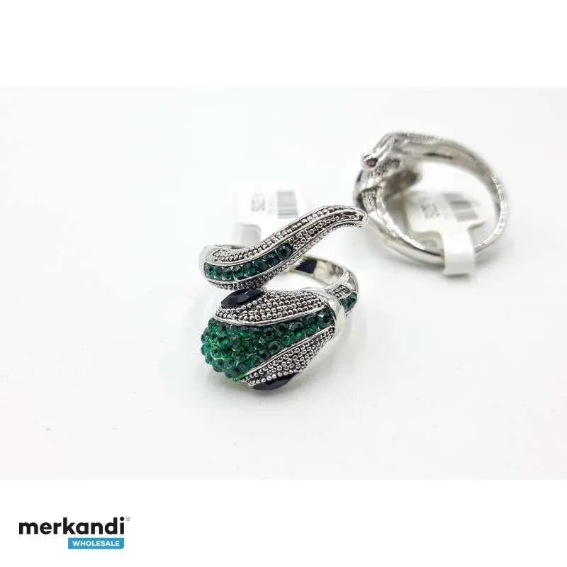 Pack de Anillos de Acero y Rodio de Alta Calidad para Venta Mayorista