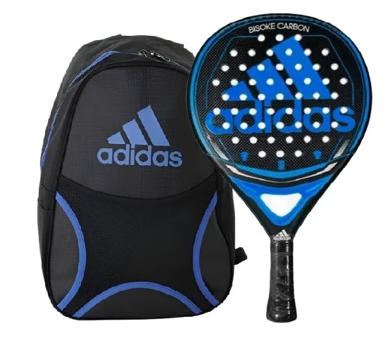Pala Adidas Bisoke Carbon Azul + Mochila | Adidas