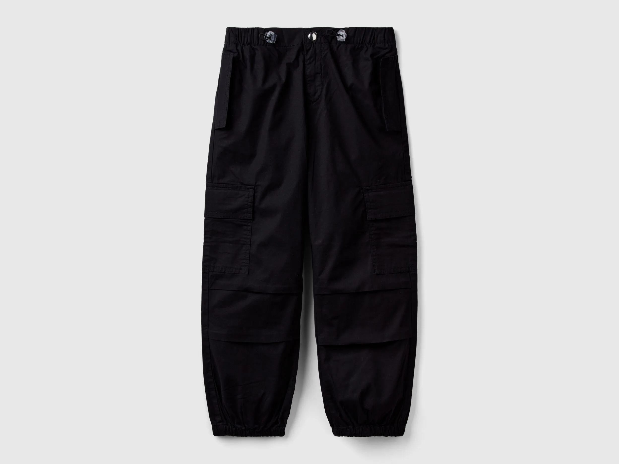 Pantalón cargo de algodón elástico