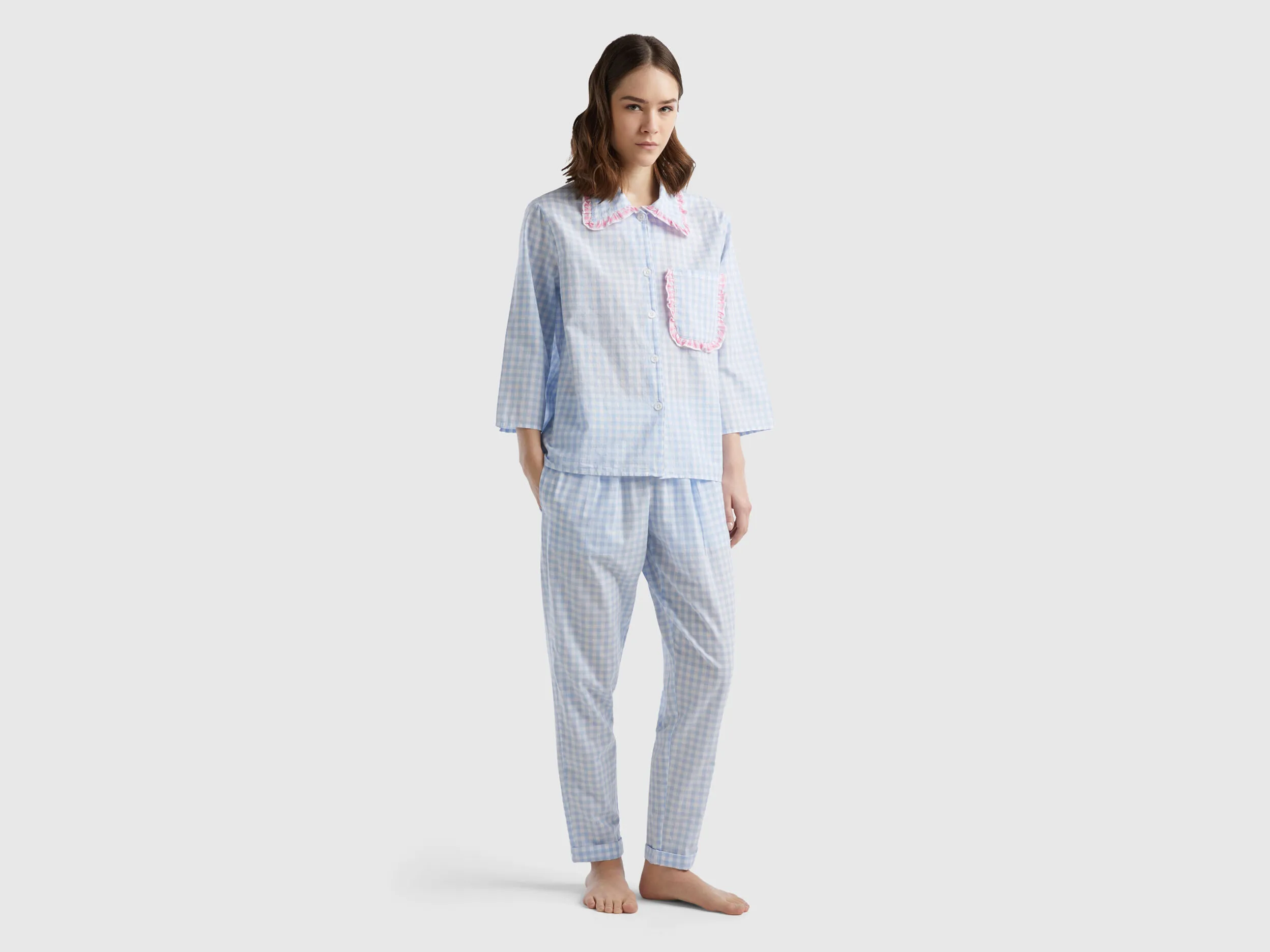 Pantalón de cuadros de Vichy