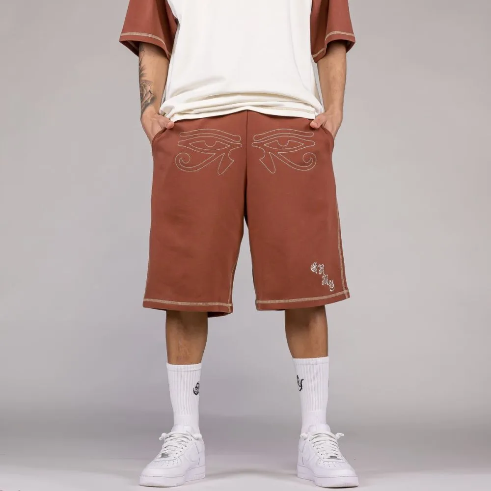 PANTALÓN CORTO GRIMEY FIRE ROUTE  BROWN | SPRING 23