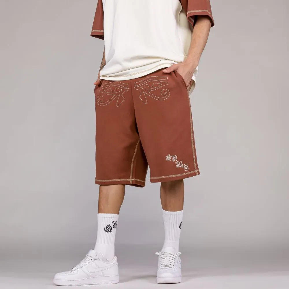 PANTALÓN CORTO GRIMEY FIRE ROUTE  BROWN | SPRING 23