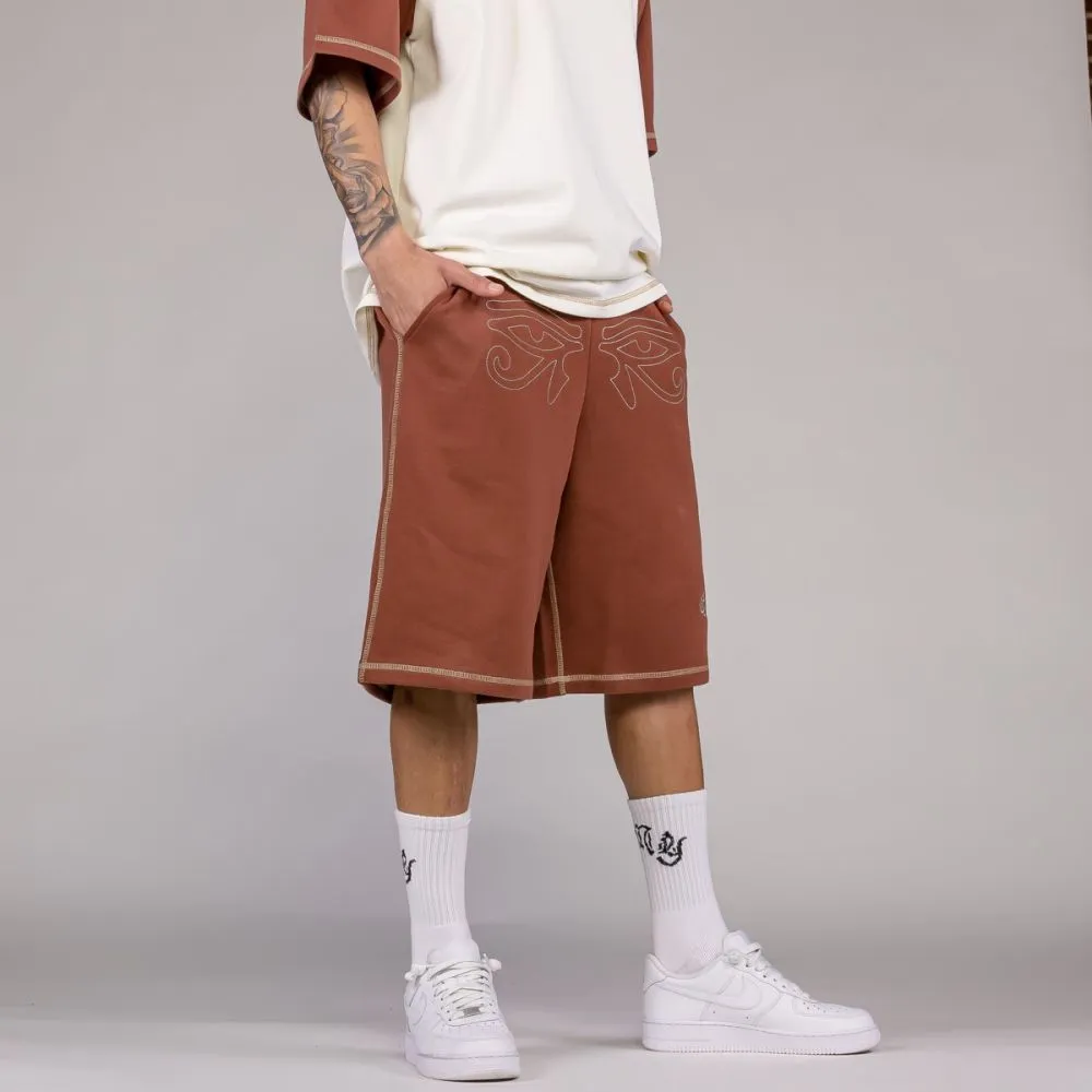 PANTALÓN CORTO GRIMEY FIRE ROUTE  BROWN | SPRING 23