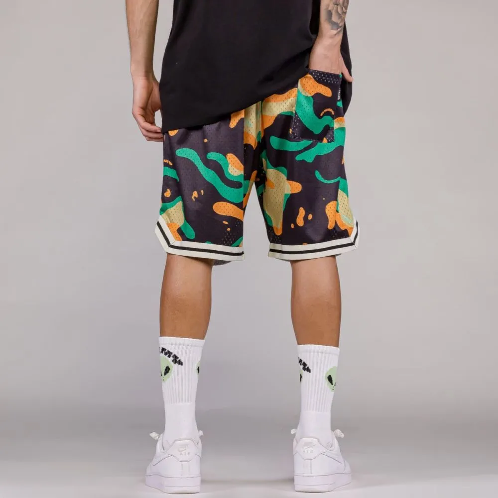 PANTALÓN CORTO GRIMEY UFOLLOW MESH BASKET  BLACK | SPRING 23