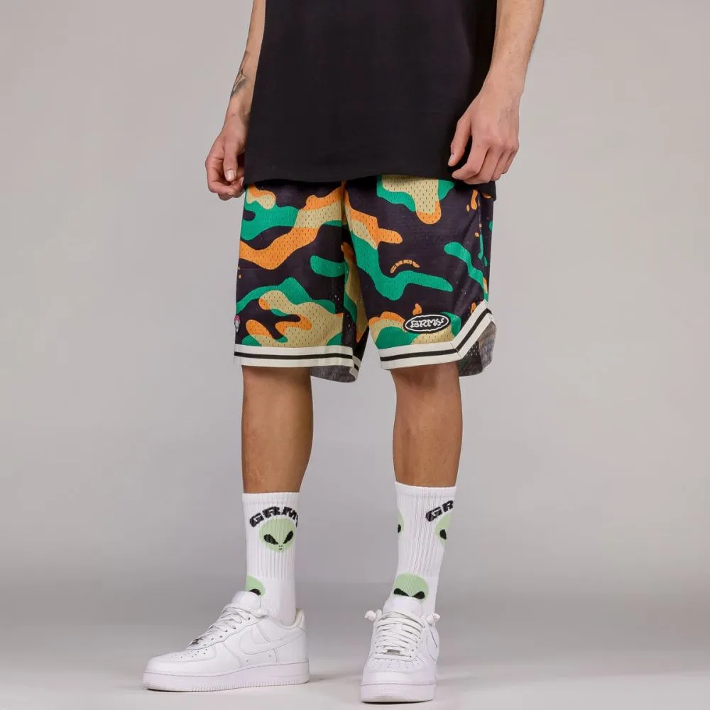 PANTALÓN CORTO GRIMEY UFOLLOW MESH BASKET  BLACK | SPRING 23