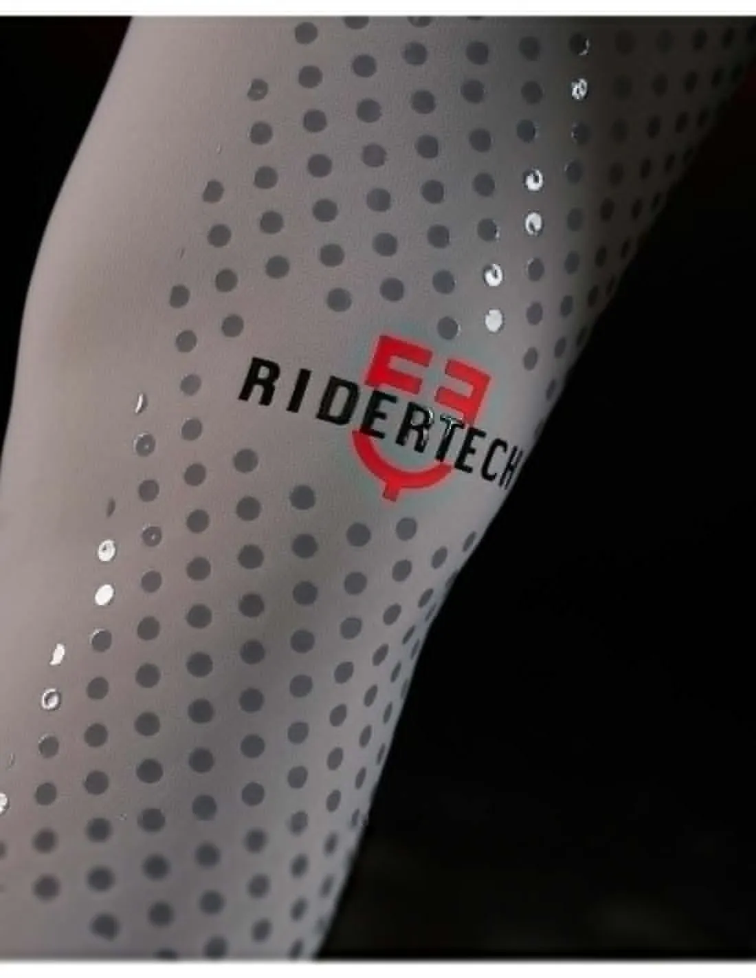 Pantalón Ajustado Con Agarre Completo Mujer Equestro Ridertechnology Gris