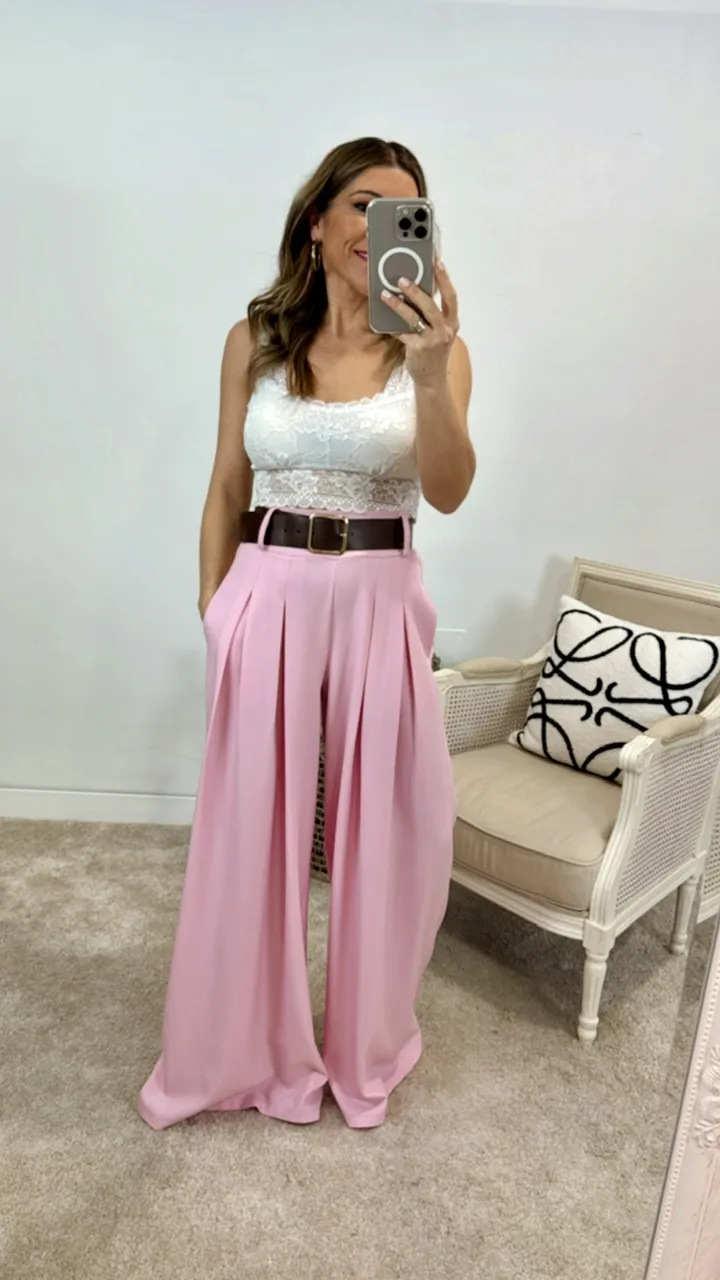 Pantalón Casilda rosa