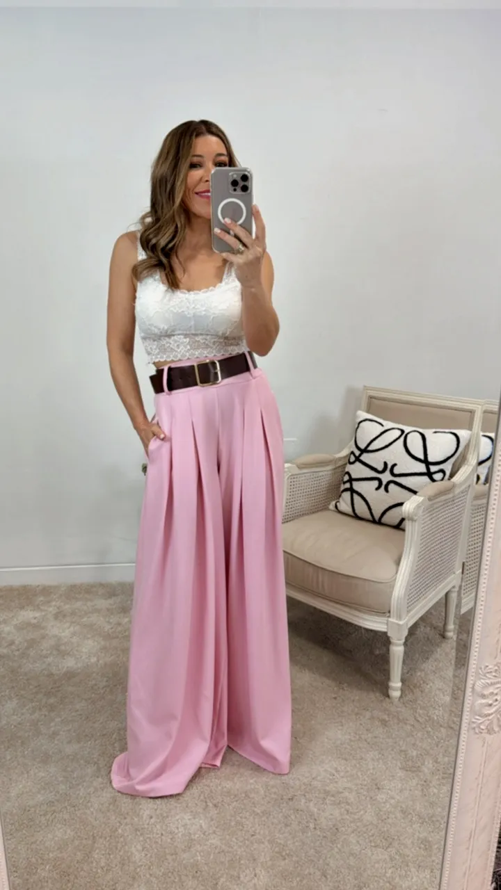 Pantalón Casilda rosa