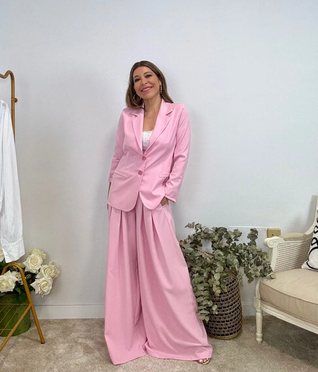Pantalón Casilda rosa
