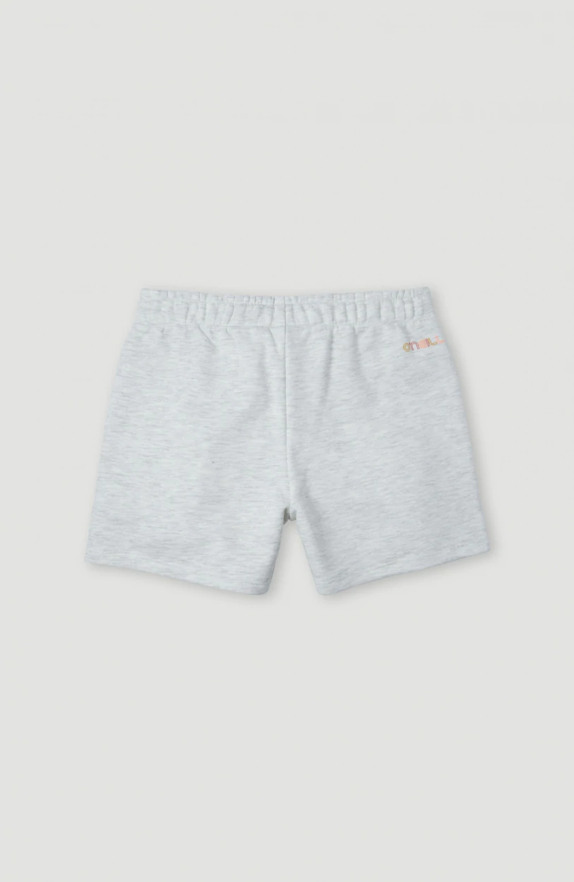 Pantalón corto O’NEILL short chándal cintura alta para niña ALL YEAR JOGGER Ref. 3700004 Blanco jaspeado