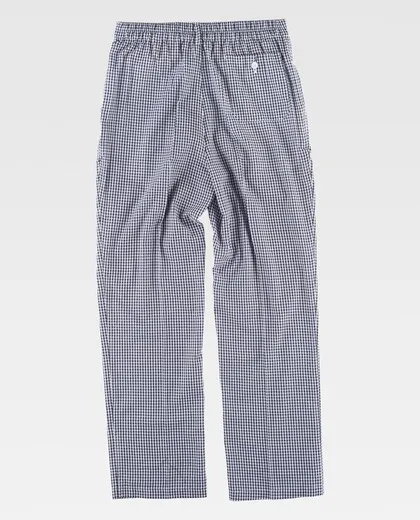 Pantalón de cuadros vichí Cuadros Vichi Azul