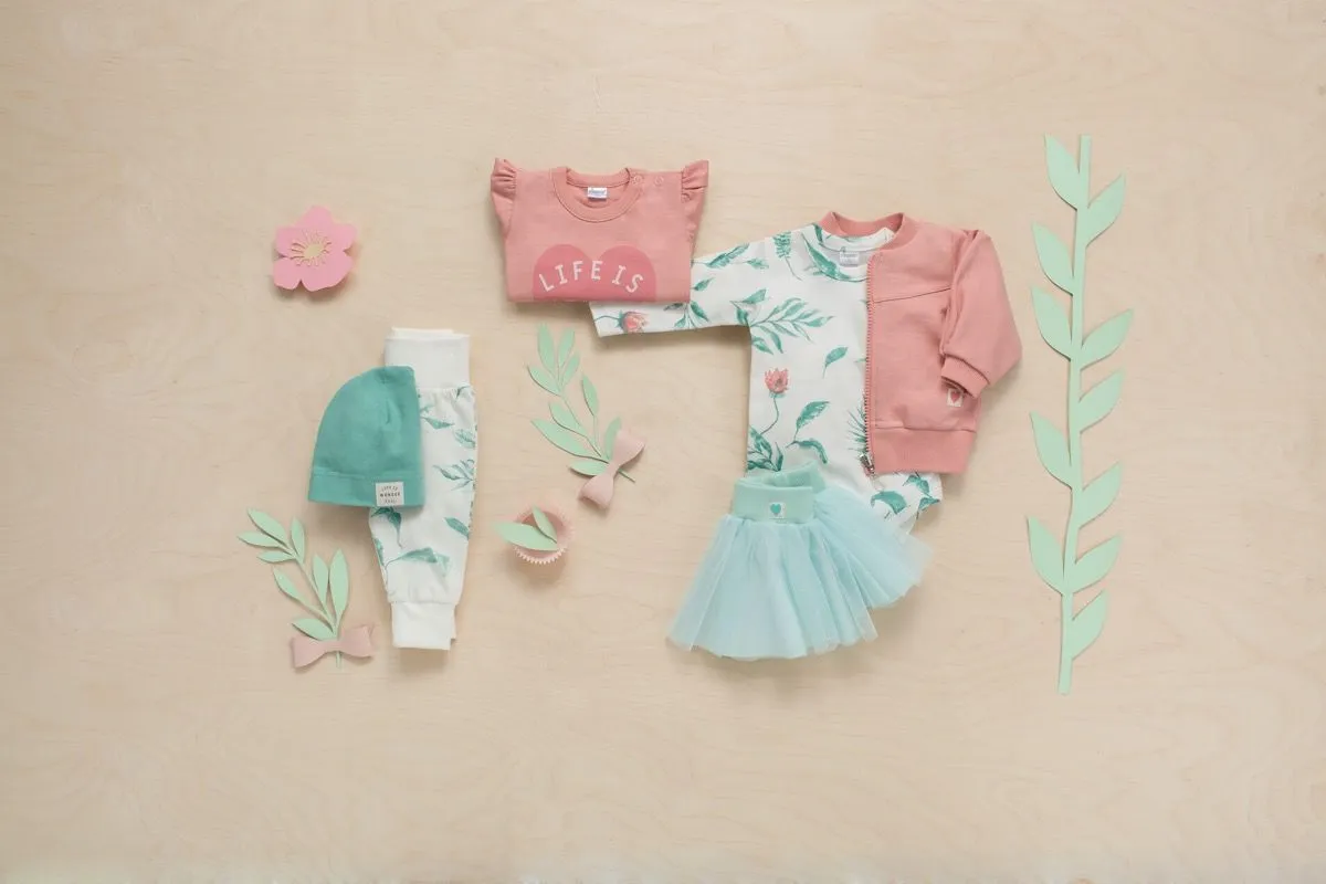 Pantalón de flores para niña colección Spring Light