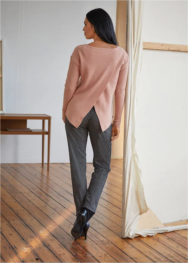 PANTALóN NEGROBLANCO DE CUADROS