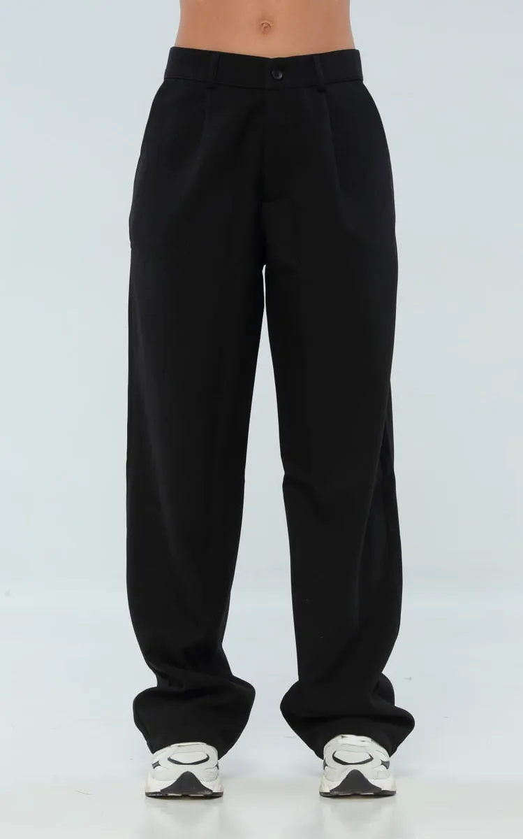 Pantalón Negro Tipo Sastre