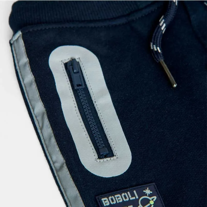 Pantalón niño felpa marino de Bóboli