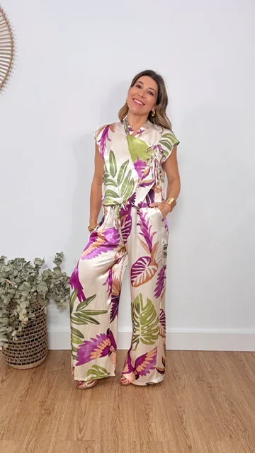 Pantalón Satén Trópico