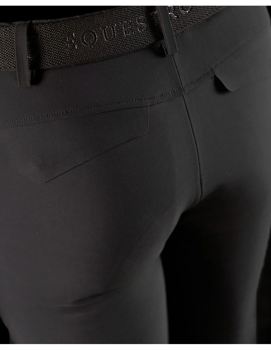 Pantalón Slim Fit Breeches Hombre Equestro Ridertechnology Negro