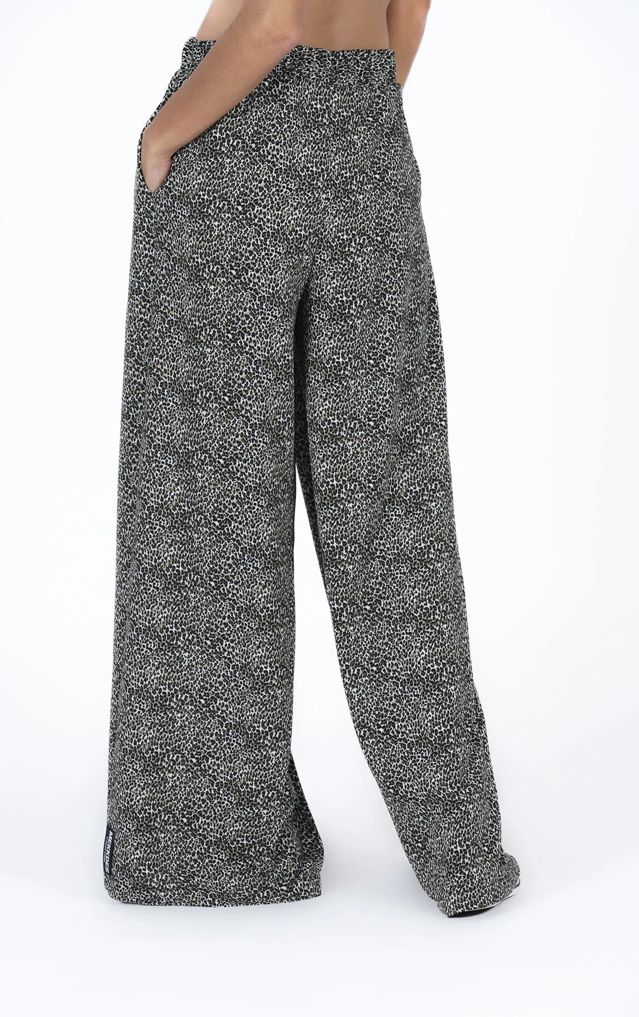 Pantalón Wide Leg Animal Print mini