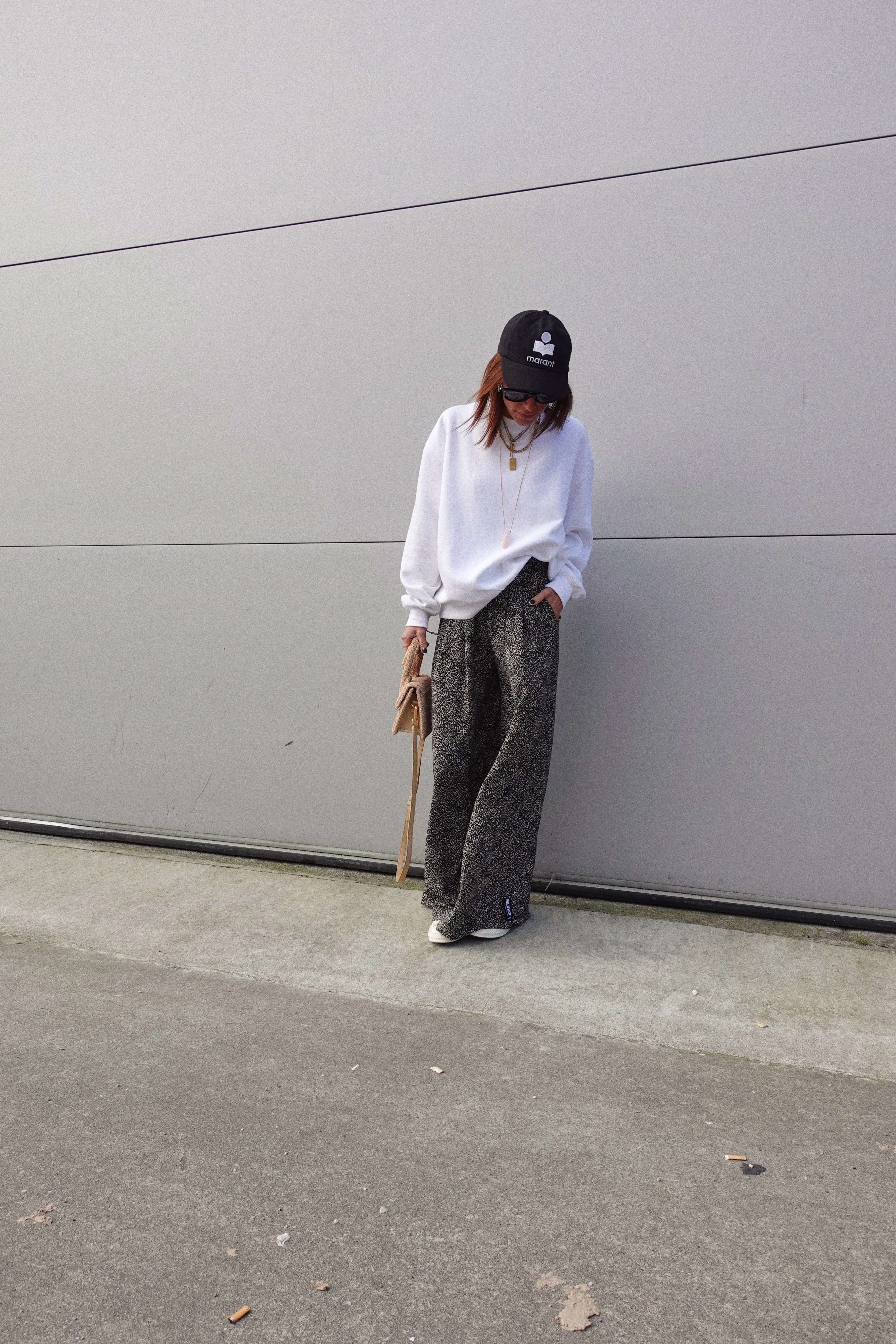 Pantalón Wide Leg Animal Print mini