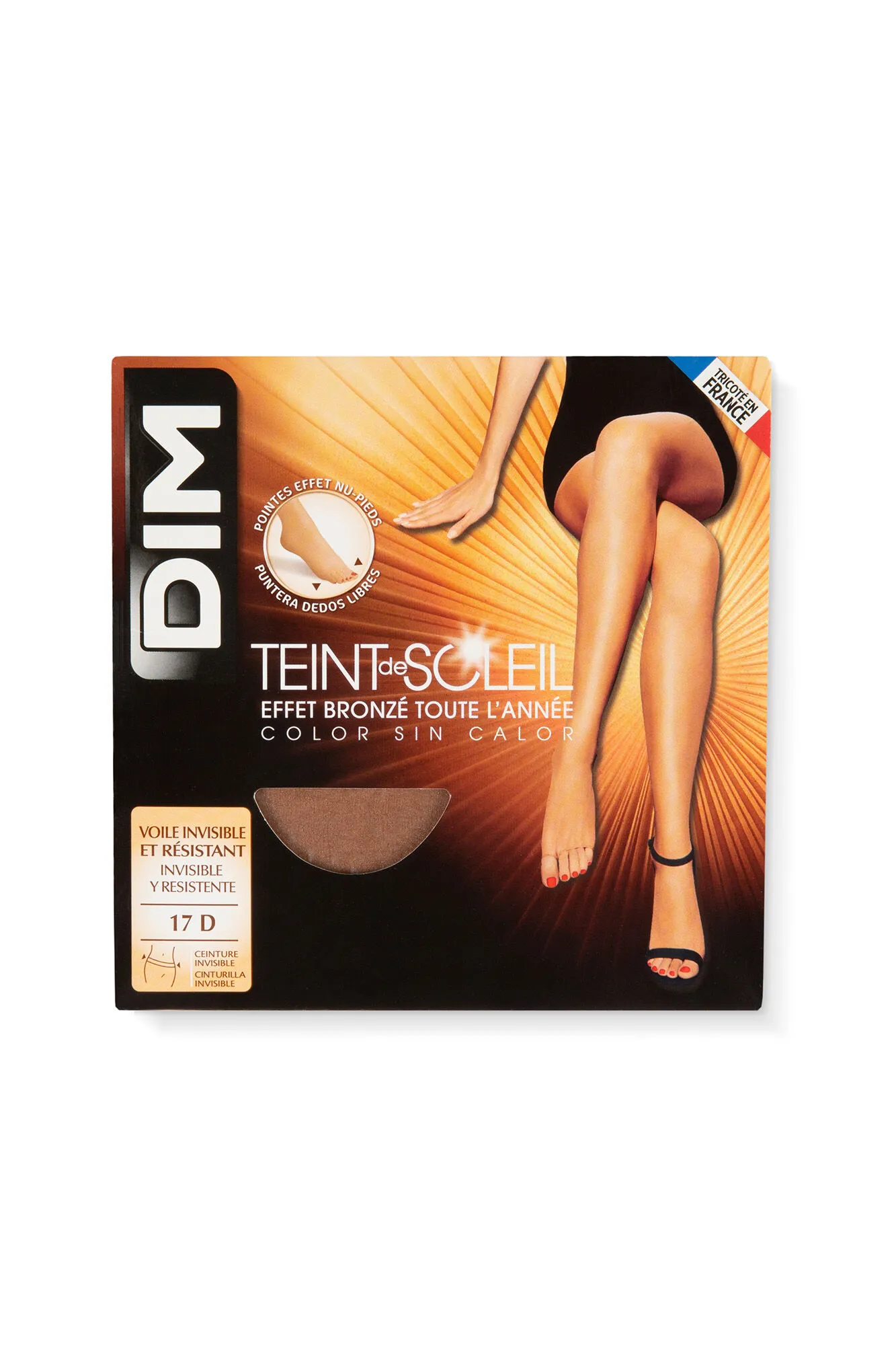 Panty de verano Teint de Soleil 15 deniers con dedos libres 