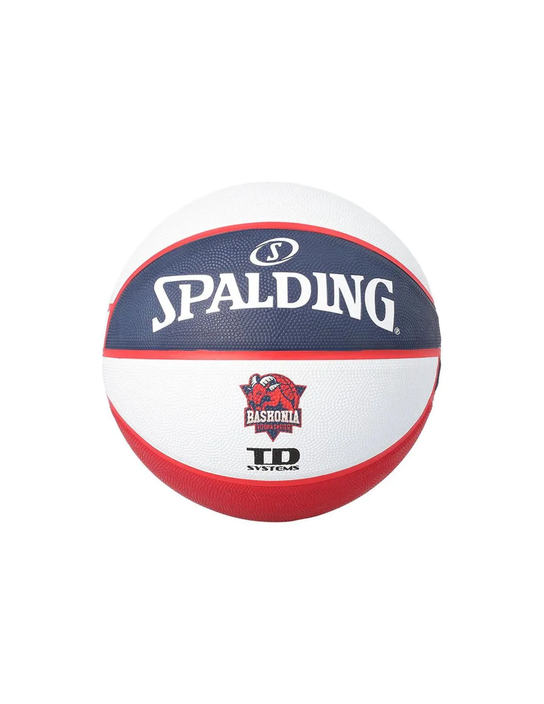 Pelota de Baloncesto Spalding Baskonia Vitoria Gasteiz Sz7 Rubber EL TEAM 2018