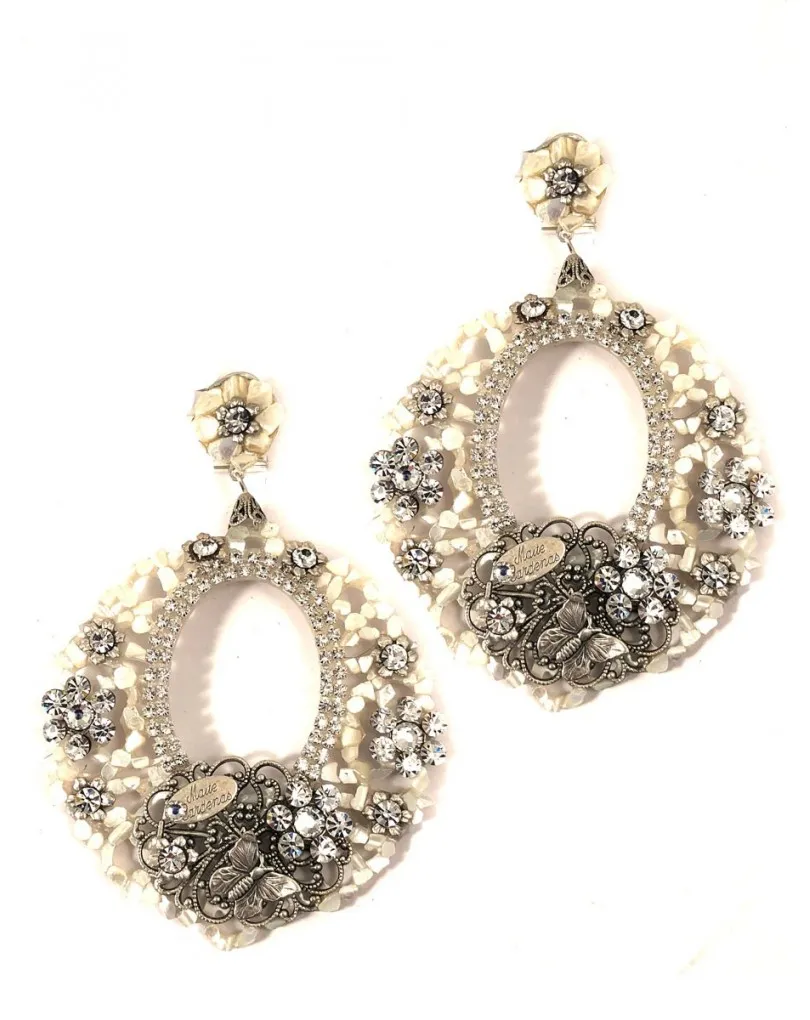 PENDIENTES FLAMENCA DE DISEÑO  ALTA BISUTERIA