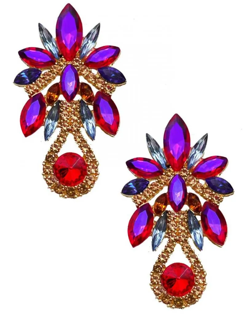 PENDIENTES FUCSIAS DE FIESTA DISEÑO ACTUAL PARA INVITADAS DE BODA