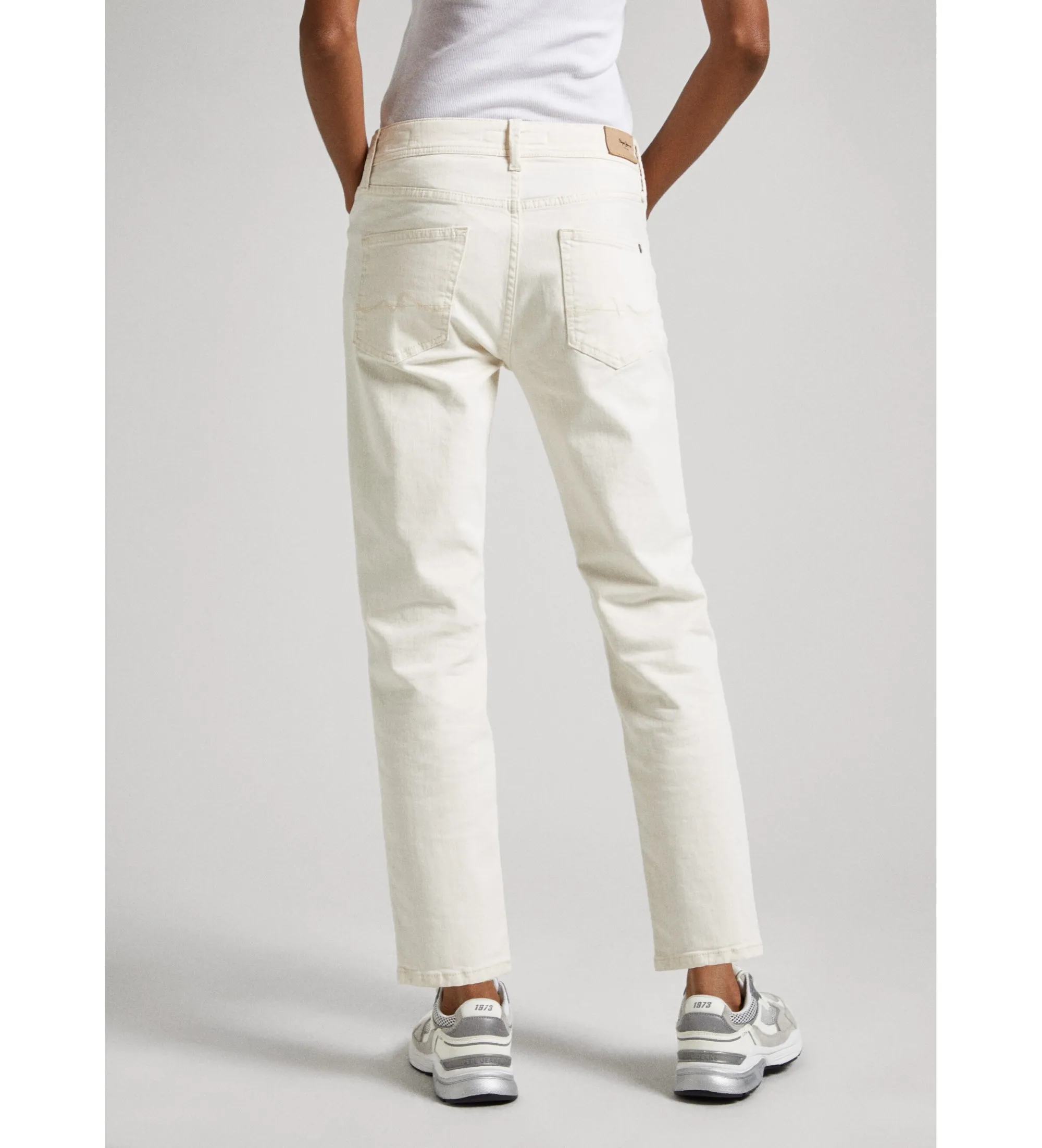 PEPE JEANS JEANS TAPERED BLANCO ROTO