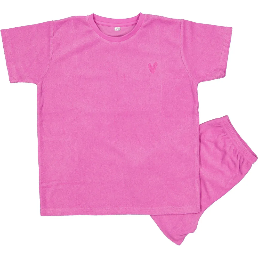 Pijama corto para chicas adolescentes Manga corta