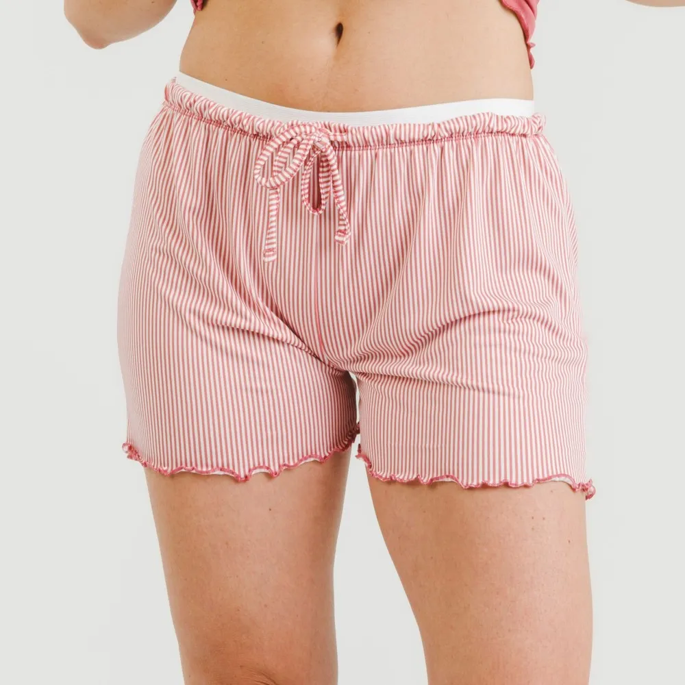 Pijama tirantes mujer soft Raya Aliena marsala